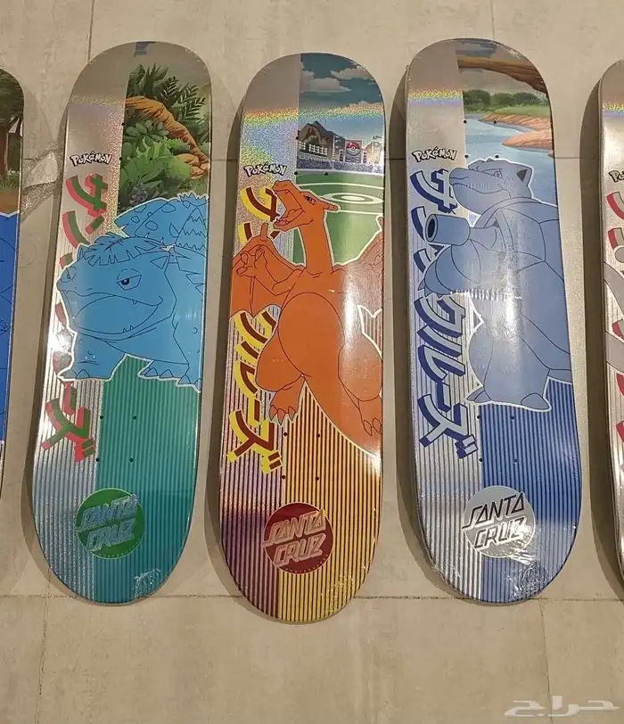 بوكيمون سكيت بورد Pokemon Santa Cruz Skateboard Charizard 1