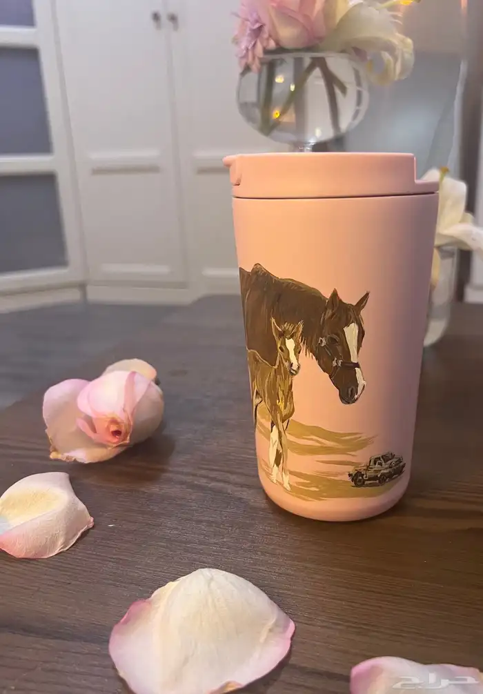 كوب هاف مليون الوردي رسم مهرة 1