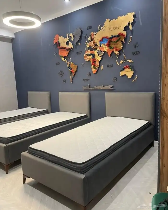 تفصيل غرف نوم بإجود انواع الاخشاب ( متوفر خدمة الاقساط ) 24