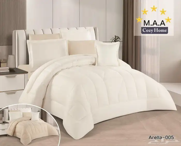 لحاف مايكرو فايبر مقاس كنج وجهين 4