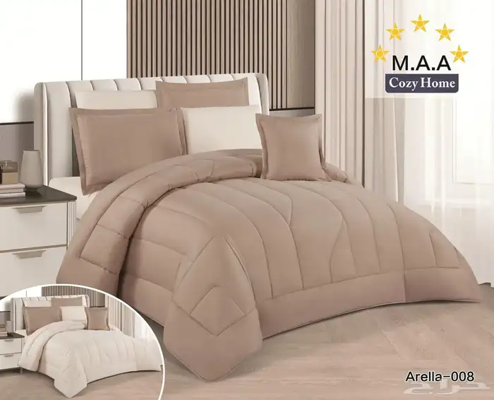 لحاف مايكرو فايبر مقاس كنج وجهين 3