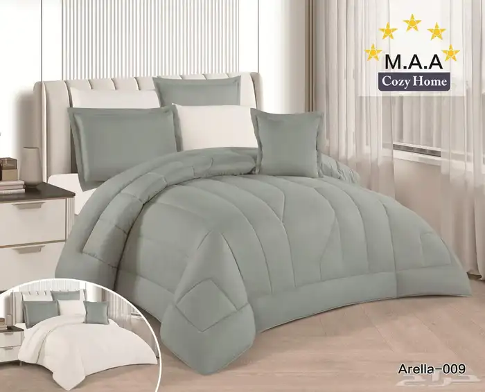 لحاف مايكرو فايبر مقاس كنج وجهين 8