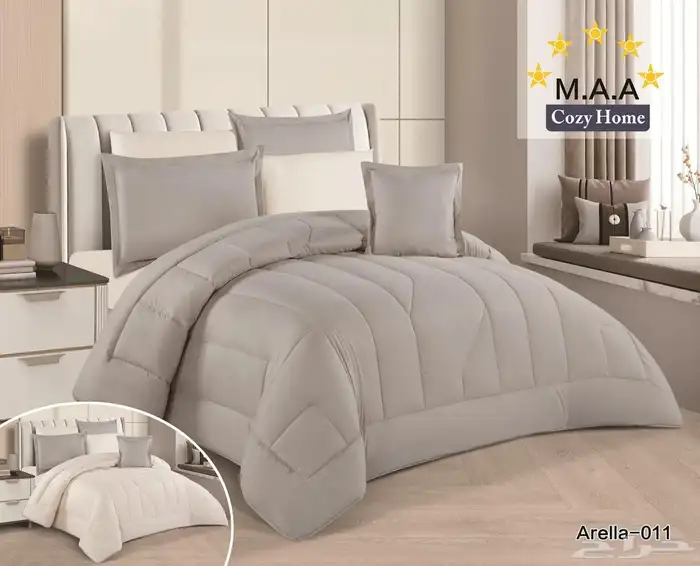 لحاف مايكرو فايبر مقاس كنج وجهين 0