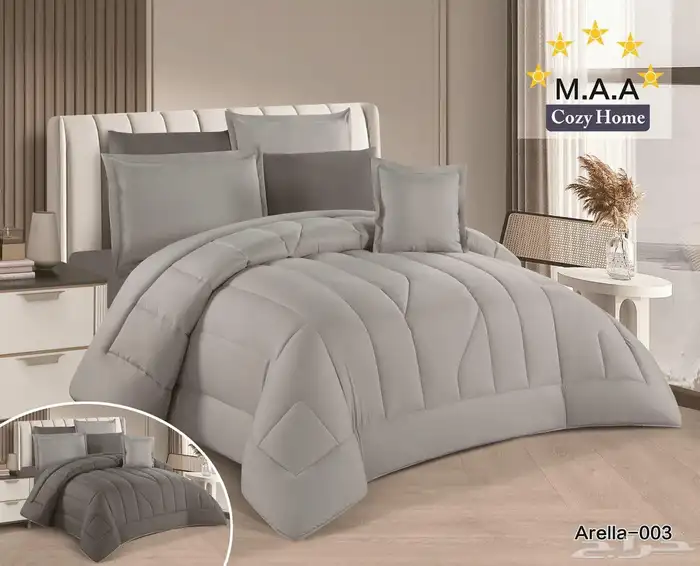 لحاف مايكرو فايبر مقاس كنج وجهين 5