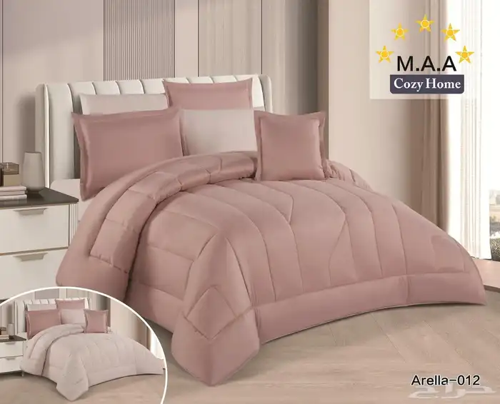 لحاف مايكرو فايبر مقاس كنج وجهين 6