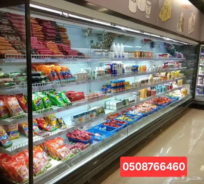 تلاجة عرض مكشوف تفصيل جديد للسوبر ماركة 6