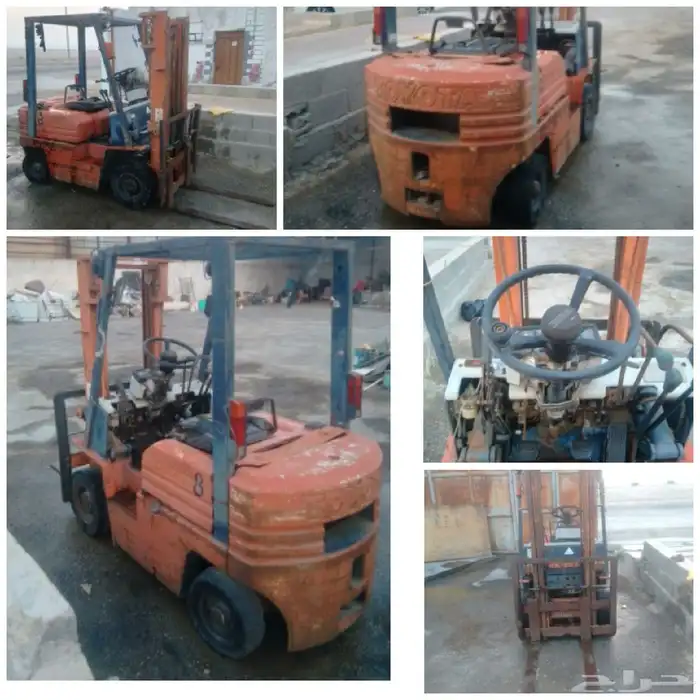 للبيع رافعة شوكيه فوركليفت وميزان سيارات ودينات 1