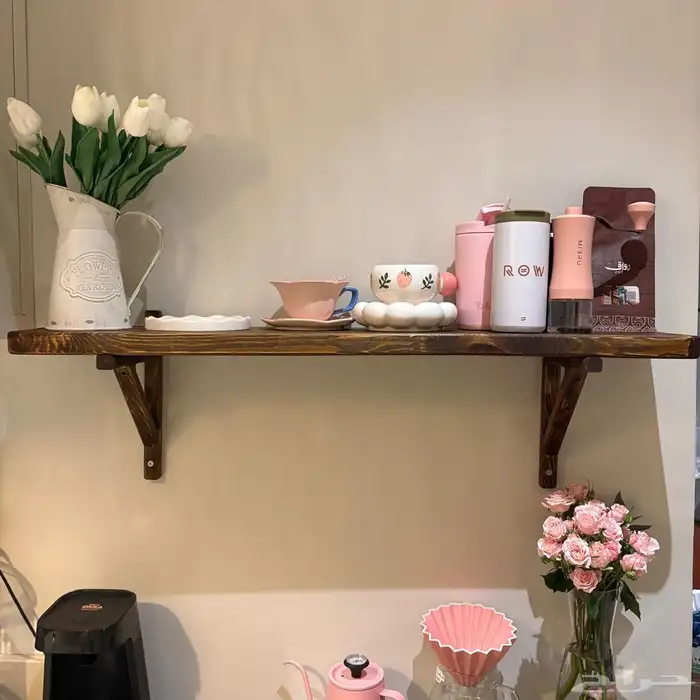 رفوف خشبيه 13