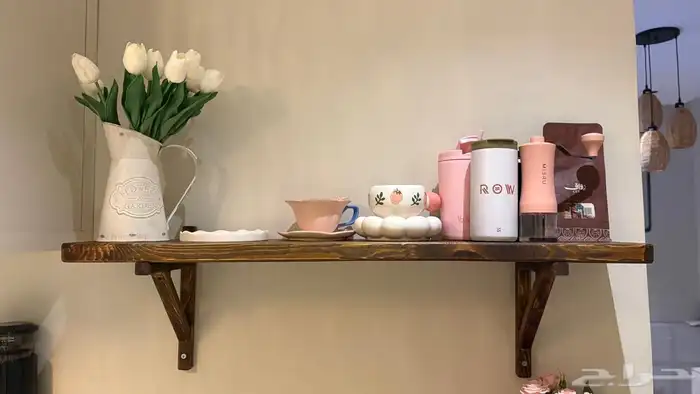 رفوف خشبيه 9