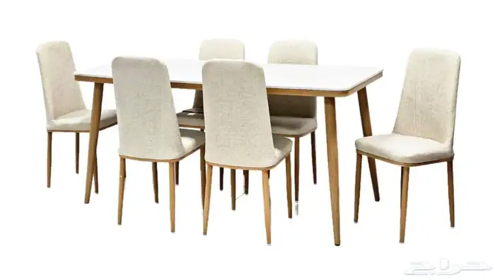 افخم طاولات طعام رخام 4او 6او 8 كراسي جودة ممتازة 9