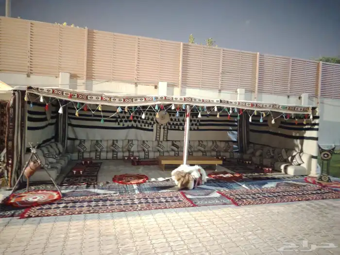 تأجير خيام جلسات شعبيه كراسي طاولات دفايات قهوجين صبابين 6