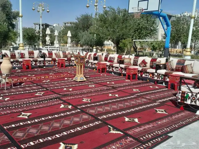 تاجير جلسات شعبيه تاجير زل الازرق تاجير زوالي تاجير كنب 5