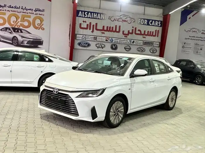 تويوتا يارس واي بلس 1.3 موديل 2026 تقسيط وكاش 0