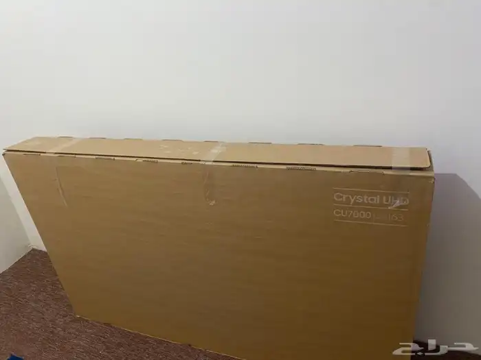 شاشه سامسنج كرستال جديد في كرتونه استخدام شهر 1