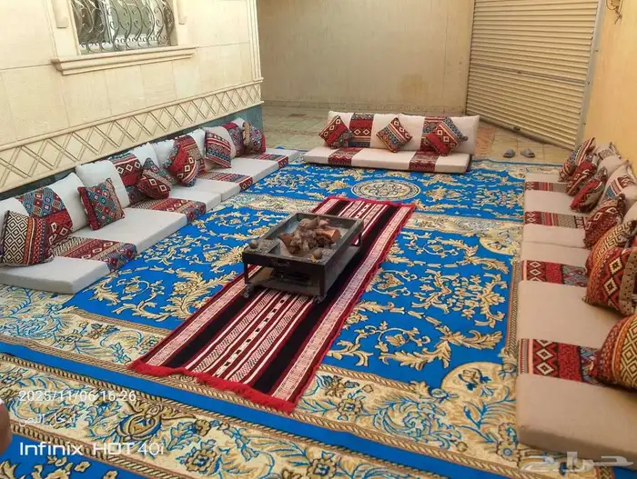 تاجير جلسات شعبيه تاجير زل الازرق تاجير زوالي تاجير كنب 7