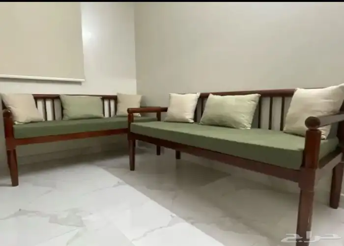 4 كراسي خشب غرفة معيشة جديدة 2