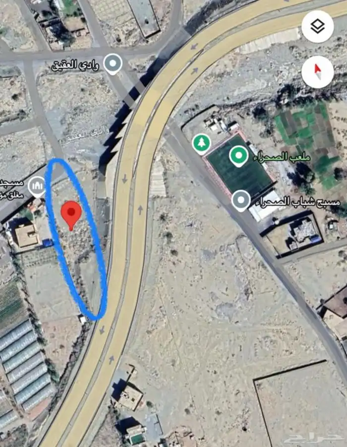 للإيجار أو الإستثمار قطعة ارض تجاريه بالباحه 1