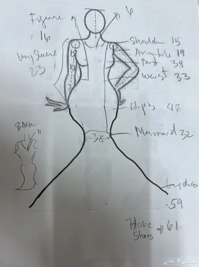 فستان من المصممه وسميه الحربي 1