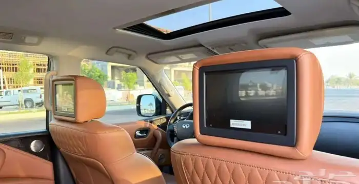 انفنتي 2021 QX80 مخزن شبه جديد عداد17 الف فقط 19