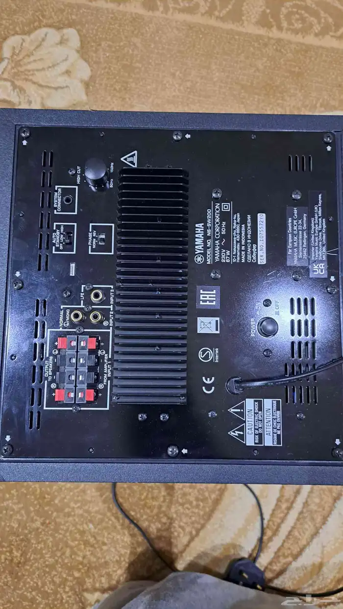 NS-SW200 subwoofer yamaha سماعات مضخم ساب اوفر 1