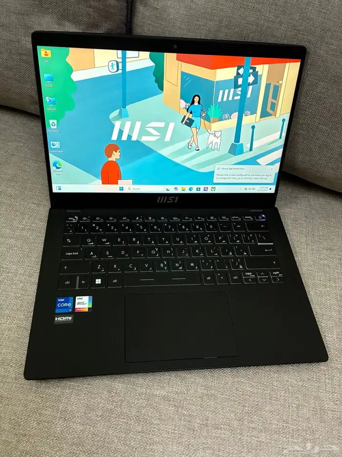 لابتوب Msi مودرن الجيل الثاني عشر Corei7 3