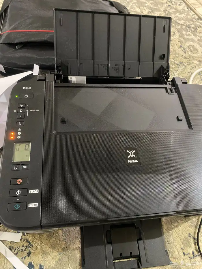 طابعة كانون جديده ومعه ضمان سنه canon 0