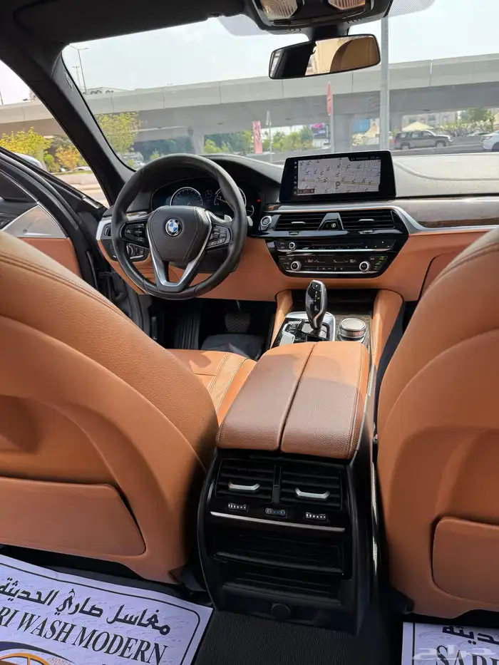 بي ام 530 فل 2017 ماشي 126 الف كيلو قمه في النظافه 52