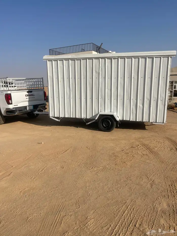 كرفانغرفه متنقله. تصلح للراعي والكشتات خفيفه و ثابته بالسحب 7