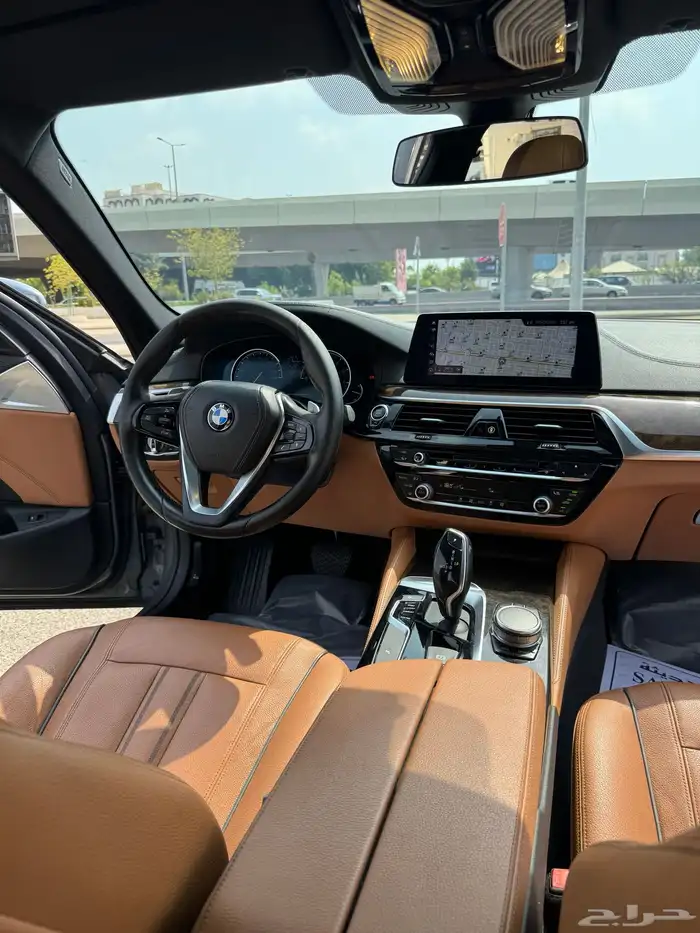 بي ام 530 فل 2017 ماشي 126 الف كيلو قمه في النظافه 53