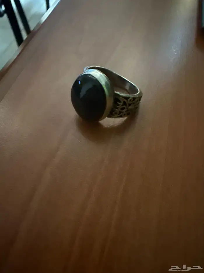 خاتم عقيق يماني الجزع ممتاز 0