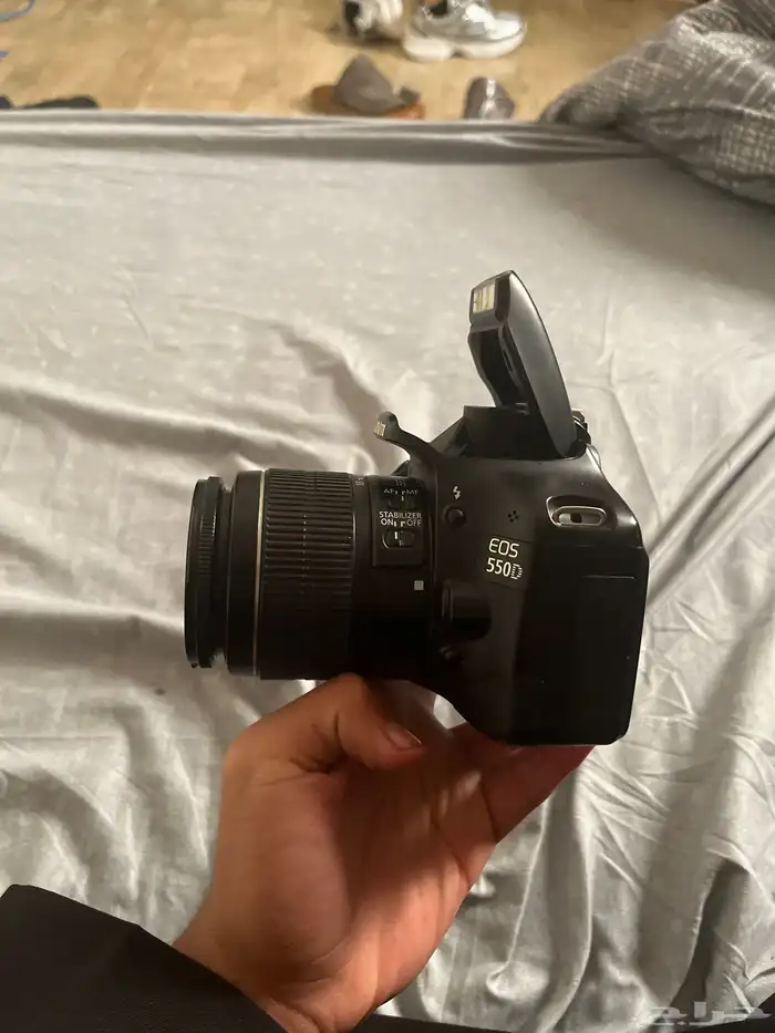 كاميرا من كانون EOS550D مستعمل مع جميع ملحقاته 1