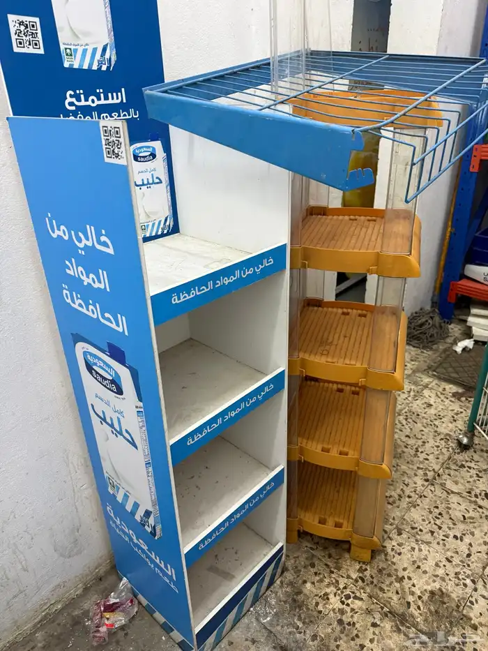 رفوف وثلاجه وادوات بقاله للبيع 4