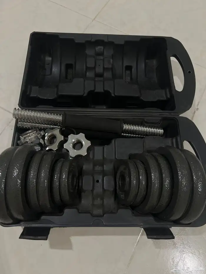 طقم دمبل ادوات رياضيه اثقال للبيع 2