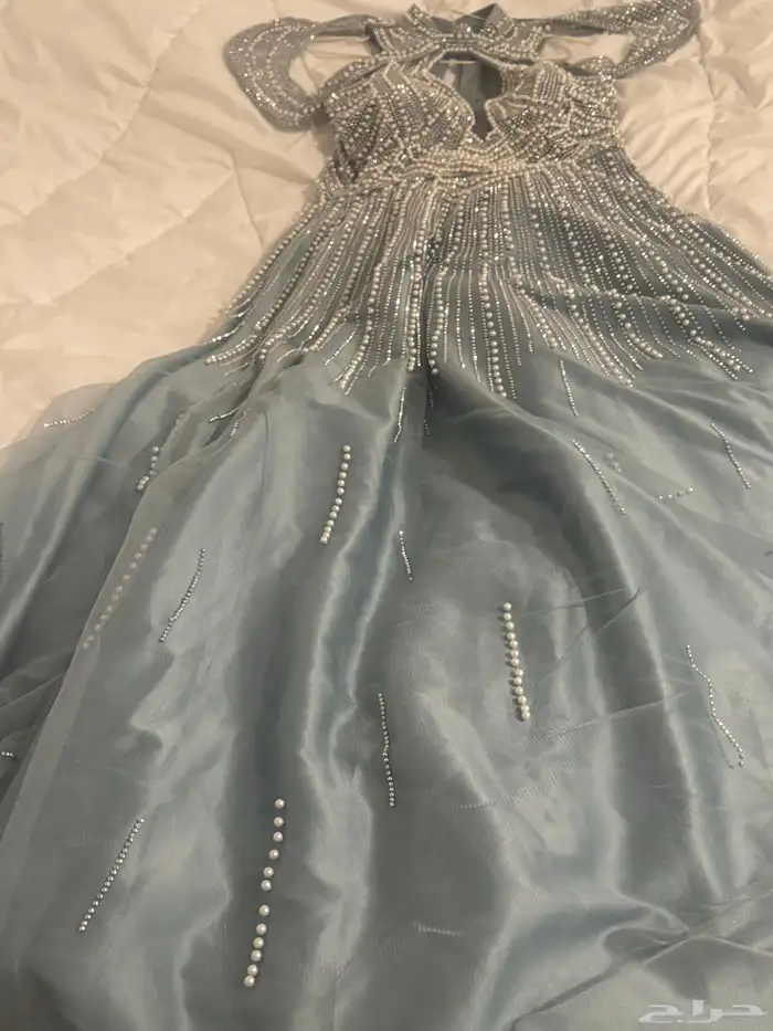 فستان زواج لبسه وحده بدون عيوب اخذته ب 1000 ابيه ب 500 3