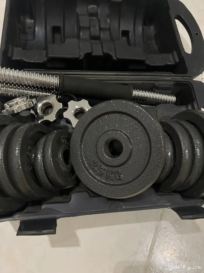 طقم دمبل ادوات رياضيه اثقال للبيع 3