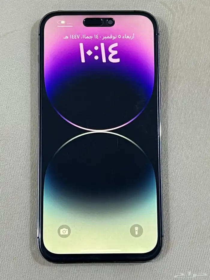 آيفون 14 برو ماكس 128 قيقا اللون بنفسجي نظييف 0