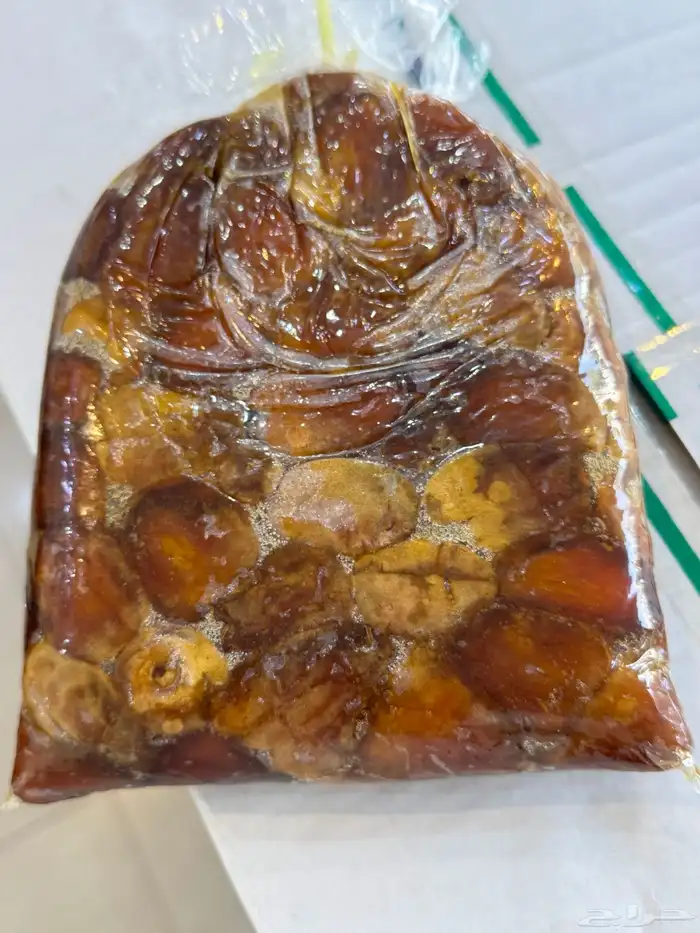 ضميد تمر سكري مكبوس يدوي اصفر طيب 1