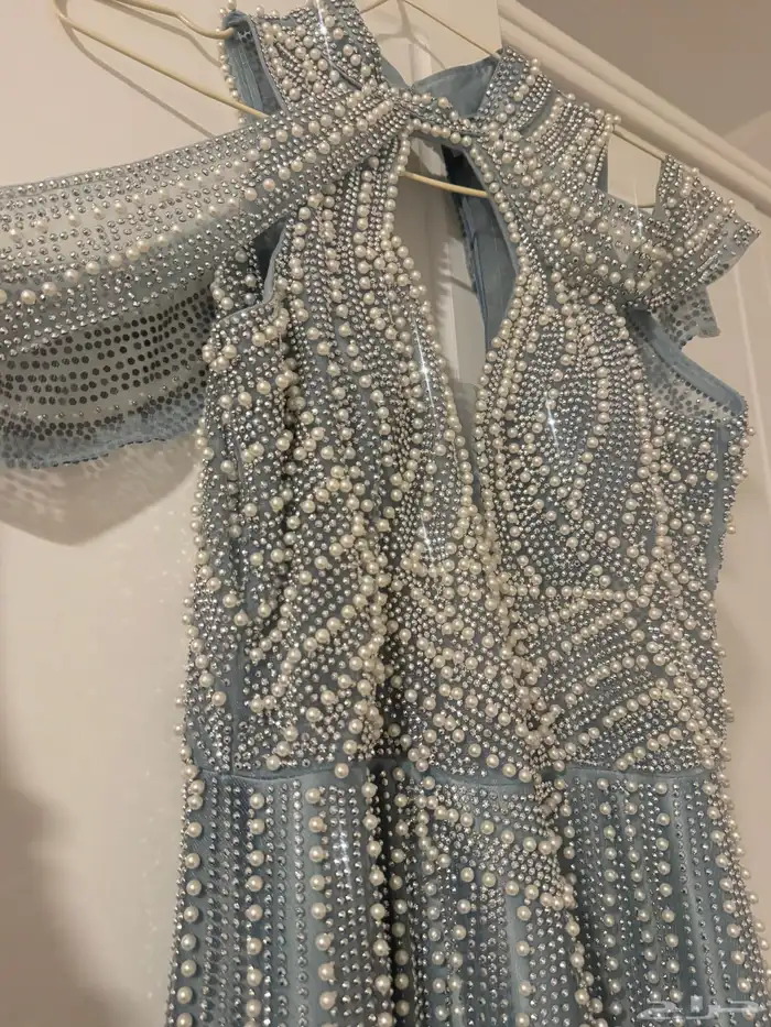 فستان زواج لبسه وحده بدون عيوب اخذته ب 1000 ابيه ب 500 5