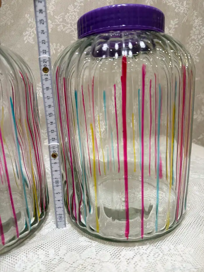 علب قزاز بحالة ممتازه - جديد ومستعمله بأسعار رمزية 1