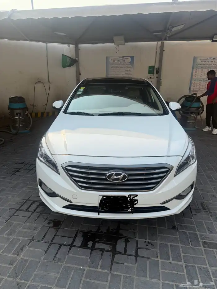 للبيع سوناتا 2016 نص فل بدون بصمه واسيات مخمل 1