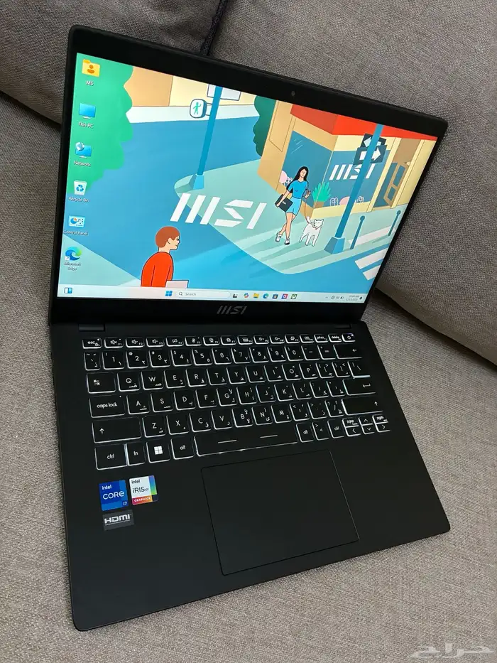لابتوب Msi مودرن الجيل الثاني عشر Corei7 6