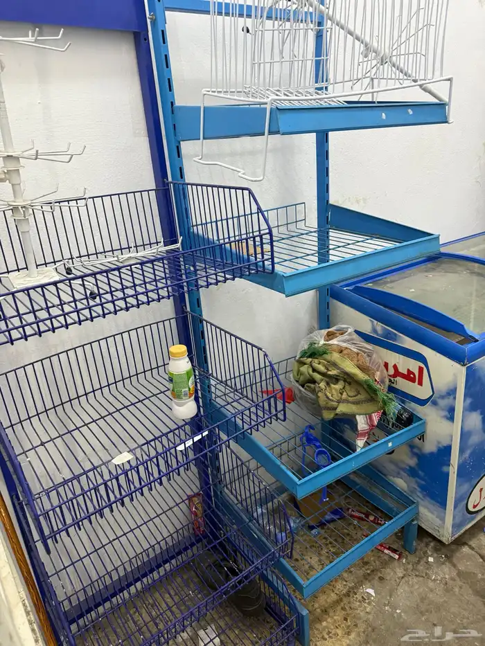 رفوف وثلاجه وادوات بقاله للبيع 2