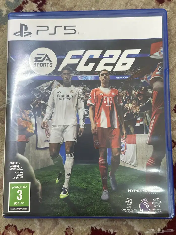 للبيع شريط فيفا FC26 حق سوني فايف مستعمل نضيف 2