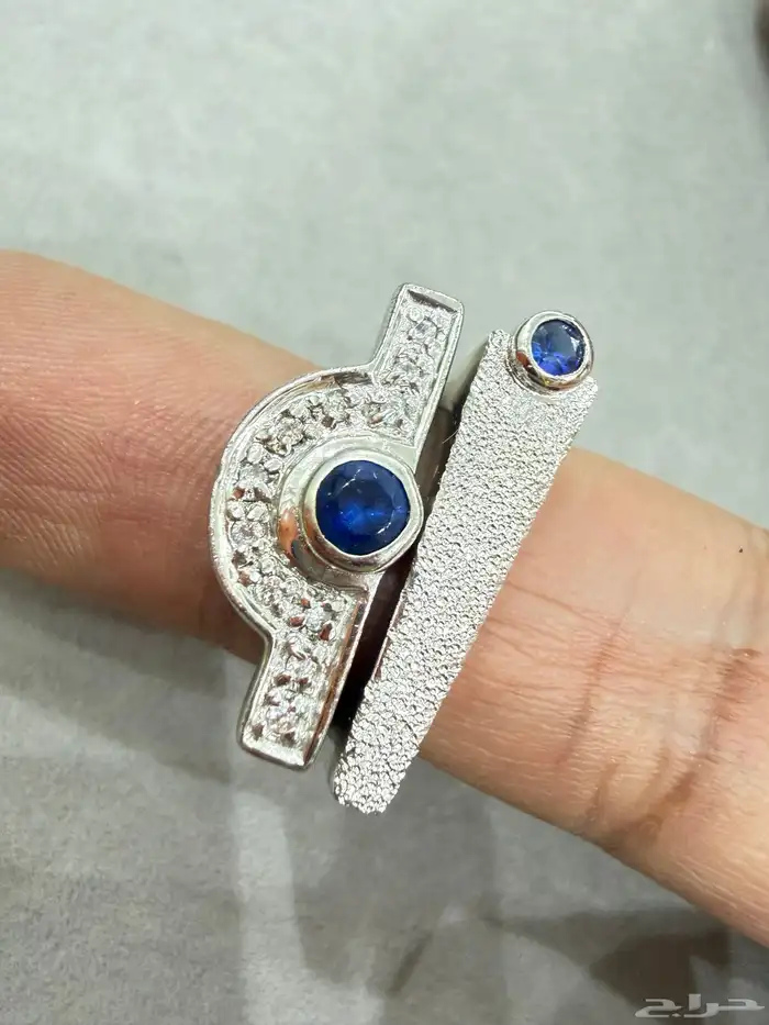 خواتم توينز فضة إيطالي عيار 925 بموديل جديد ومميز 1