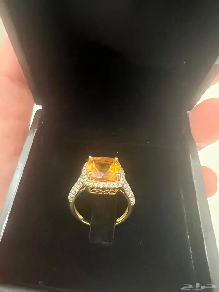 خاتم ذهب عيار 18 و الماس 3