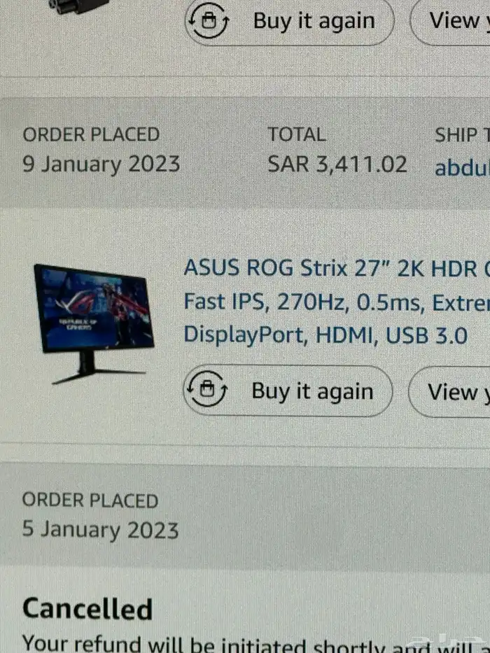 شاشة قيمنق XG27AQM 27 inch 2560x1440 270hz gaming monitor 4