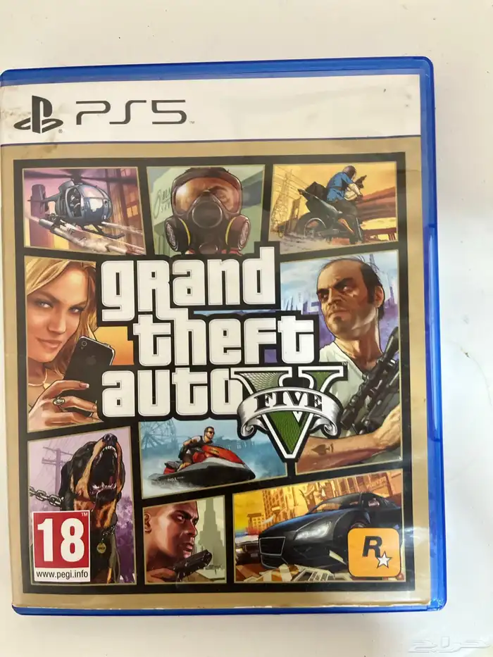 شريط قراند نسخه الفايف شبه جديد اشتريته ماقد لعبت فيه أبدا 0