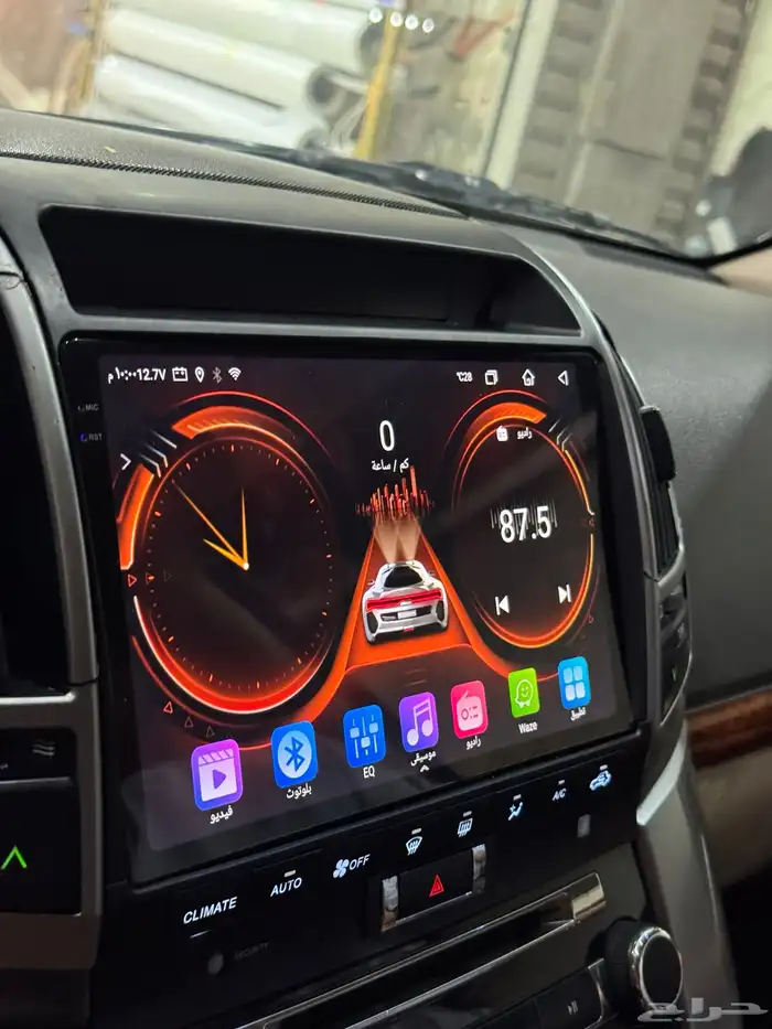 شاشة جيب لاندكروزر 2008-2015 أندرويد كاربلاي 7