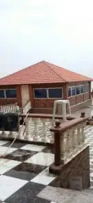 قرميد جمالون بيوت شعر تلبيس قماش 6