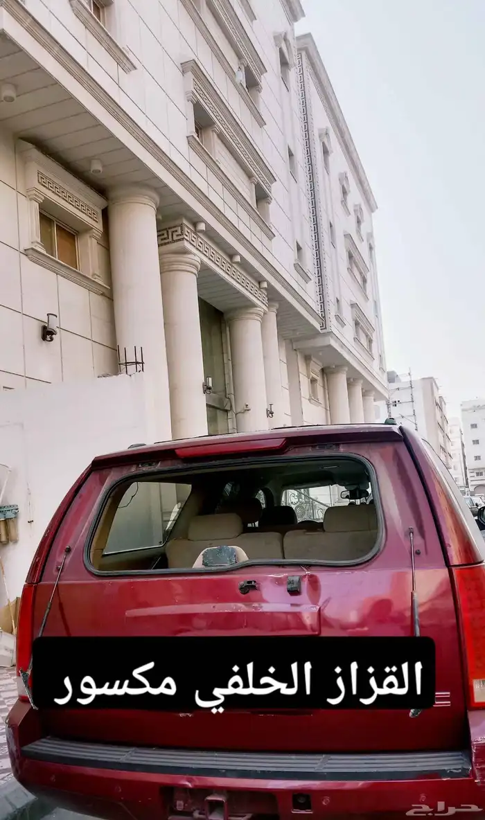 للبيع جمس يوكن 2007XLبحالته القزاز الخلفي مكسور شغال 6